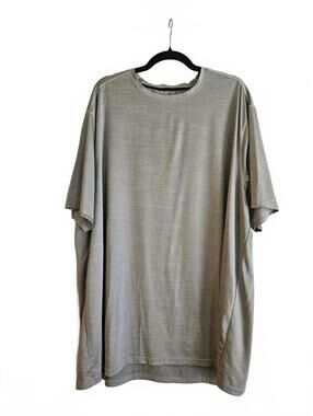 Liberty Pro Activewear Men's 3XL Gray Polyester Spandex T-Shirt-Moisture Wicking